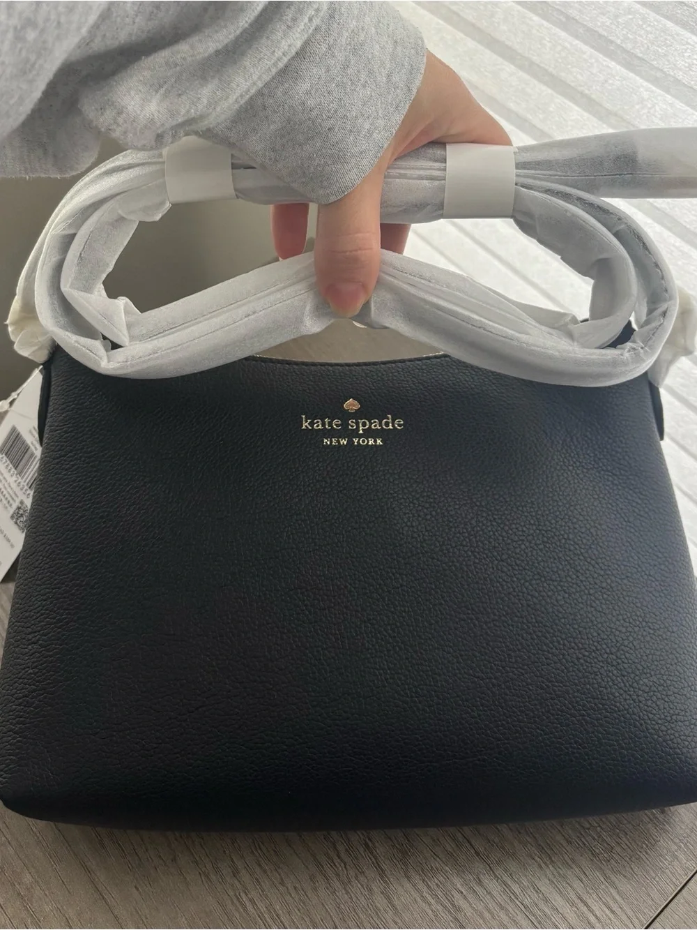 Kate Spade New York Bailey Black Pebbled Leather Shoulder Bag